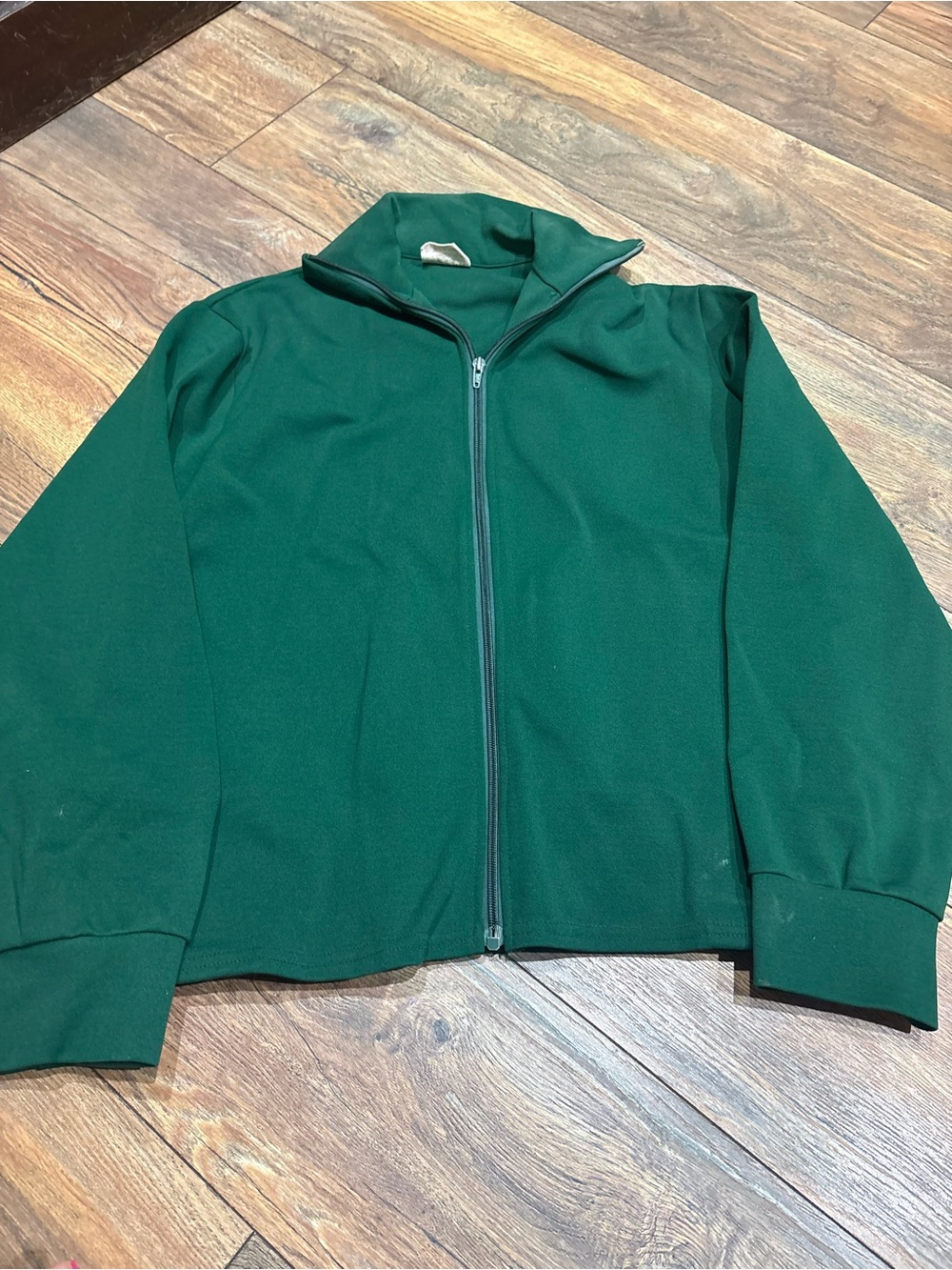 Womens Green Full-Zip Jacket